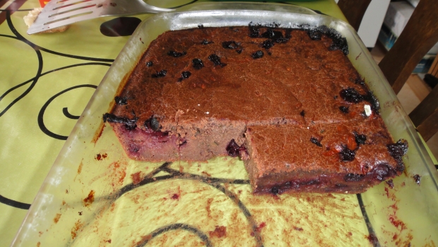 Recette gâteau chocolat courgette cassis